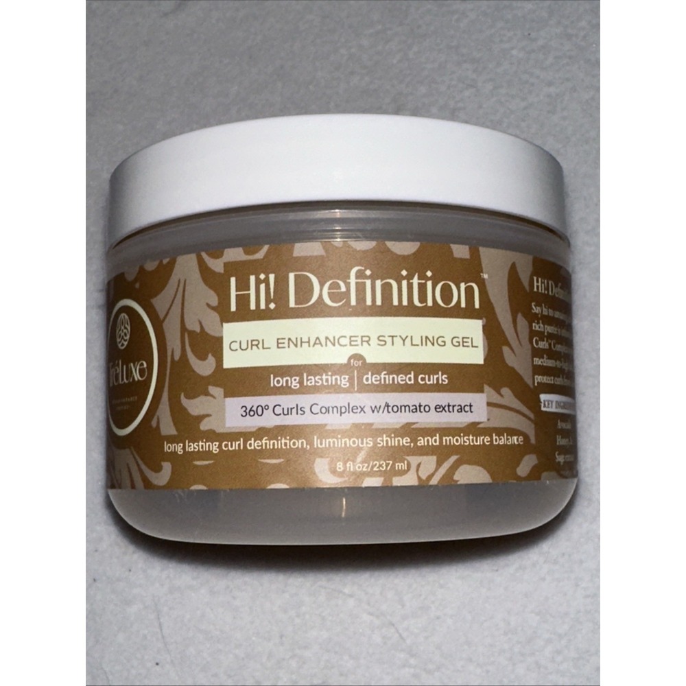 TRELUXE Hi! Definition Curl Enhancer Styling Gel, 8 Oz